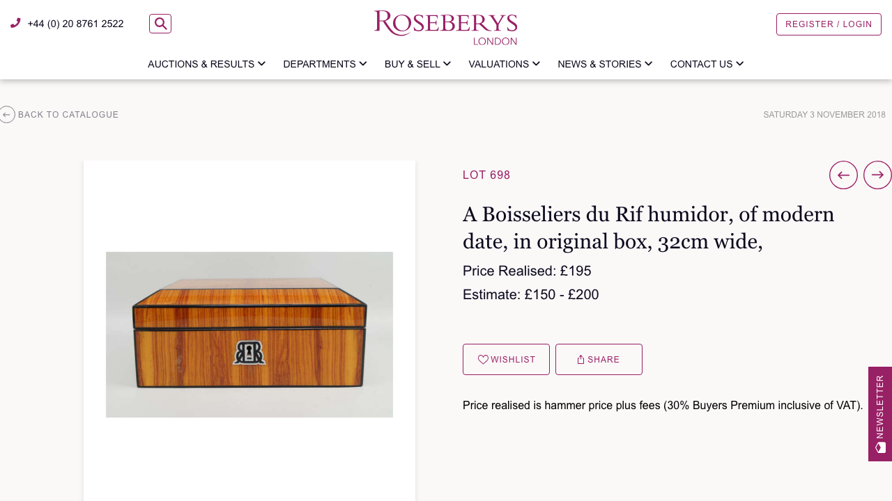 BOISSELIERS DU RIF LTD website preview