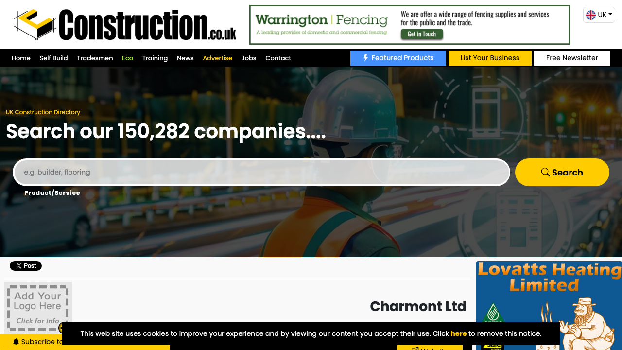 CHARMONT LTD website preview