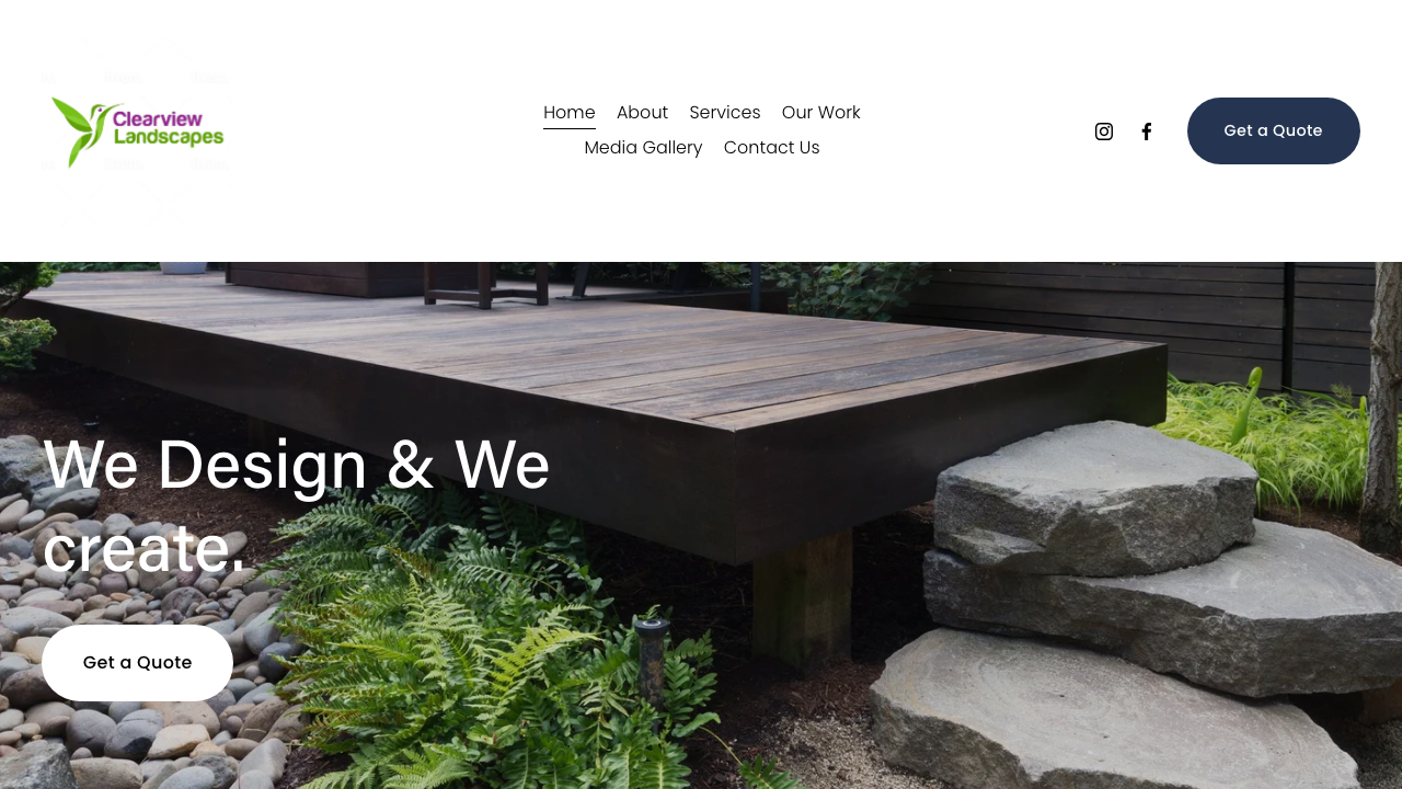 CLEARVIEW LANDSCAPES LTD website preview
