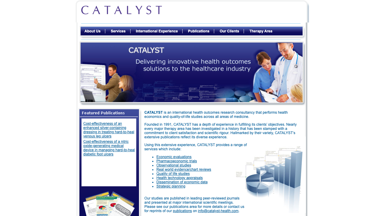 CATALYST HEALTH LTD website preview