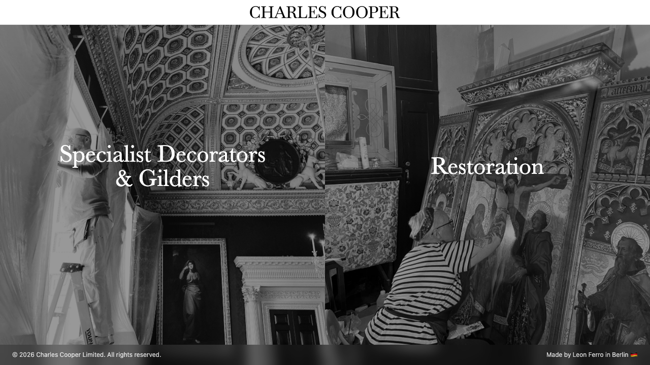 CHARLES COOPER SPECIALIST DECORATORS LTD website preview