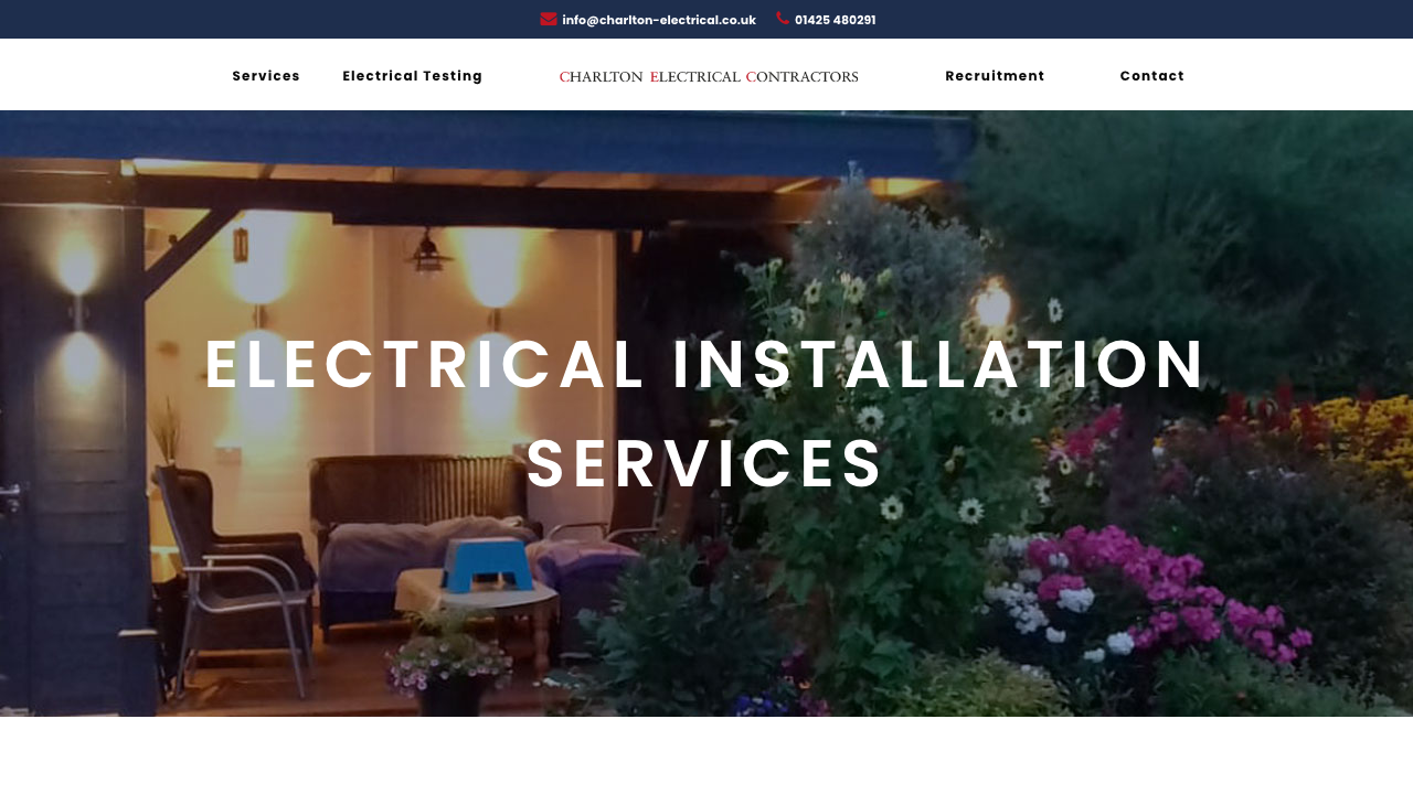 CHARLTON (ELECTRICAL CONTRACTORS) LIMITED website preview