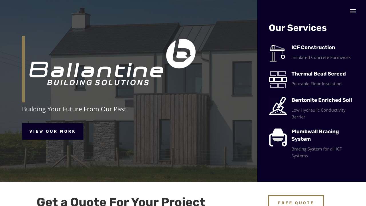 BALLANTINE BUILDING SOLUTIONS LTD website preview