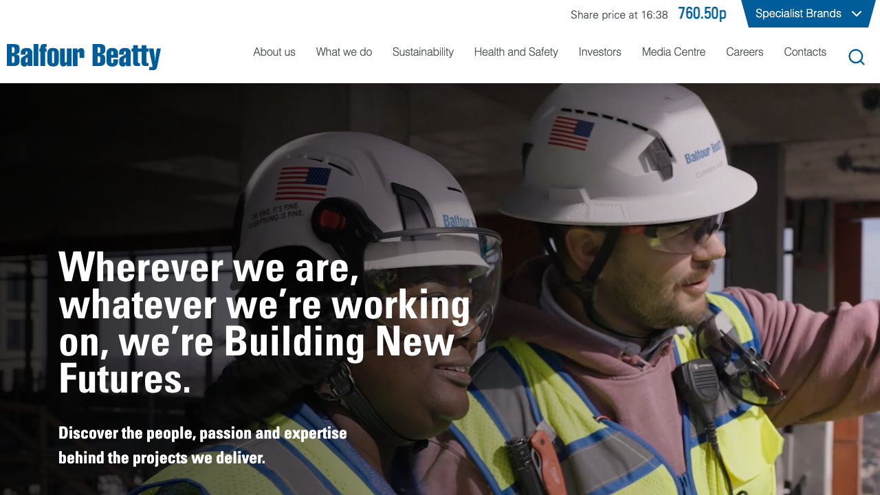 BALFOUR BEATTY CONSTRUCTION INTERNATIONAL LIMITED website preview