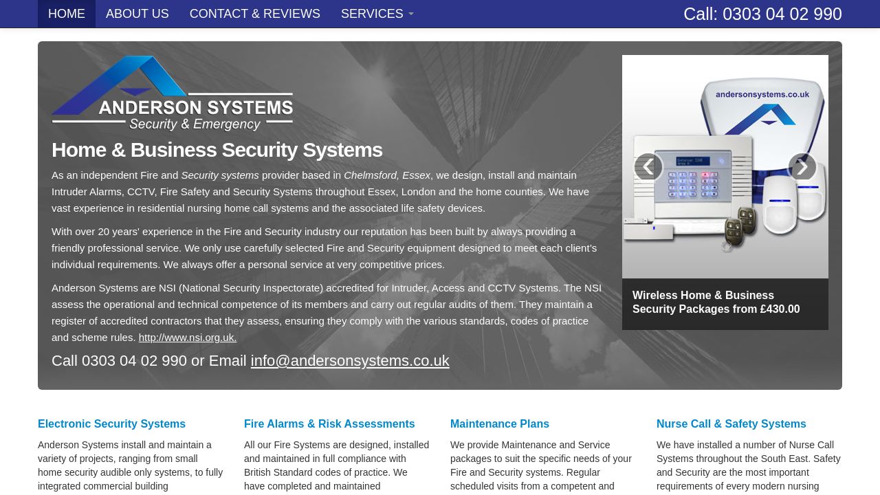 ANDERSON SECURITY & EMERGENCY SYSTEMS LIMITED website preview