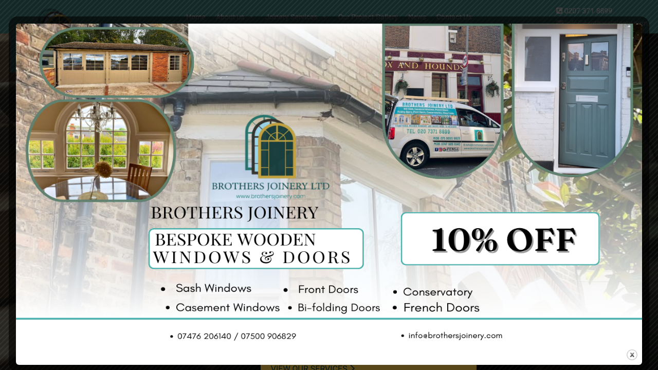 BROTHERS JOINERY LONDON LIMITED website preview