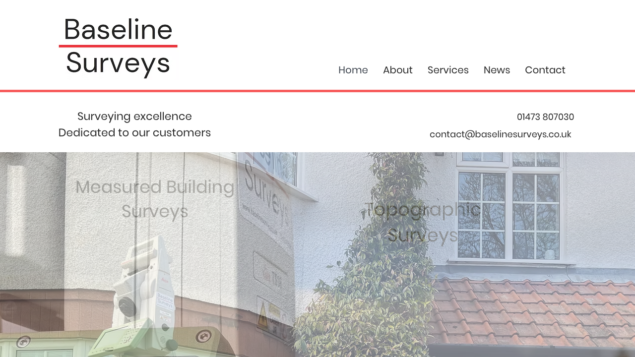 BASELINE SURVEYING LIMITED website preview
