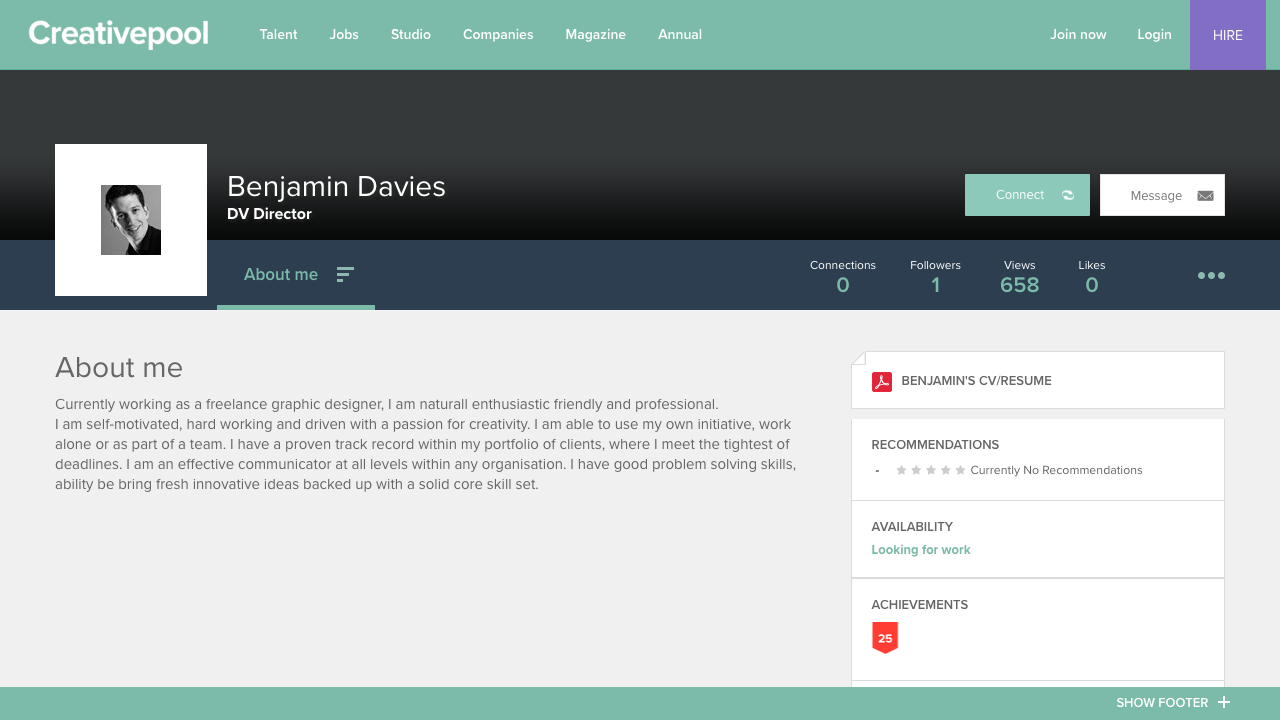 BENJAMIN DAVIES LIMITED website preview