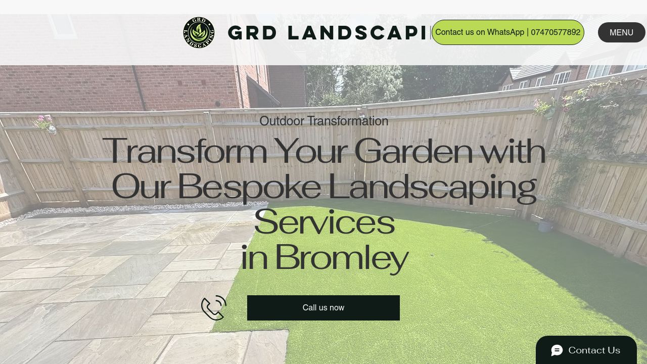 GRD LANDSCAPING LTD website preview