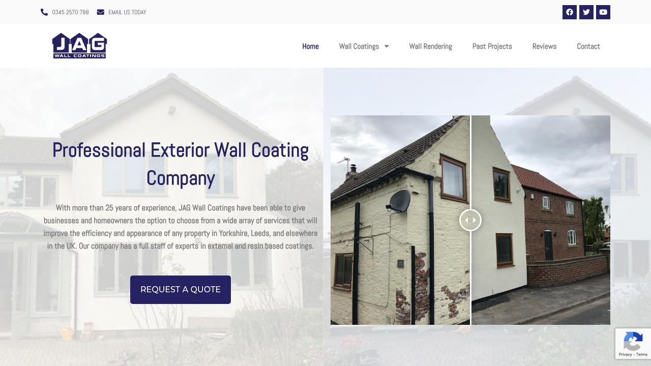 CASTLEINGS COATINGS LTD website preview