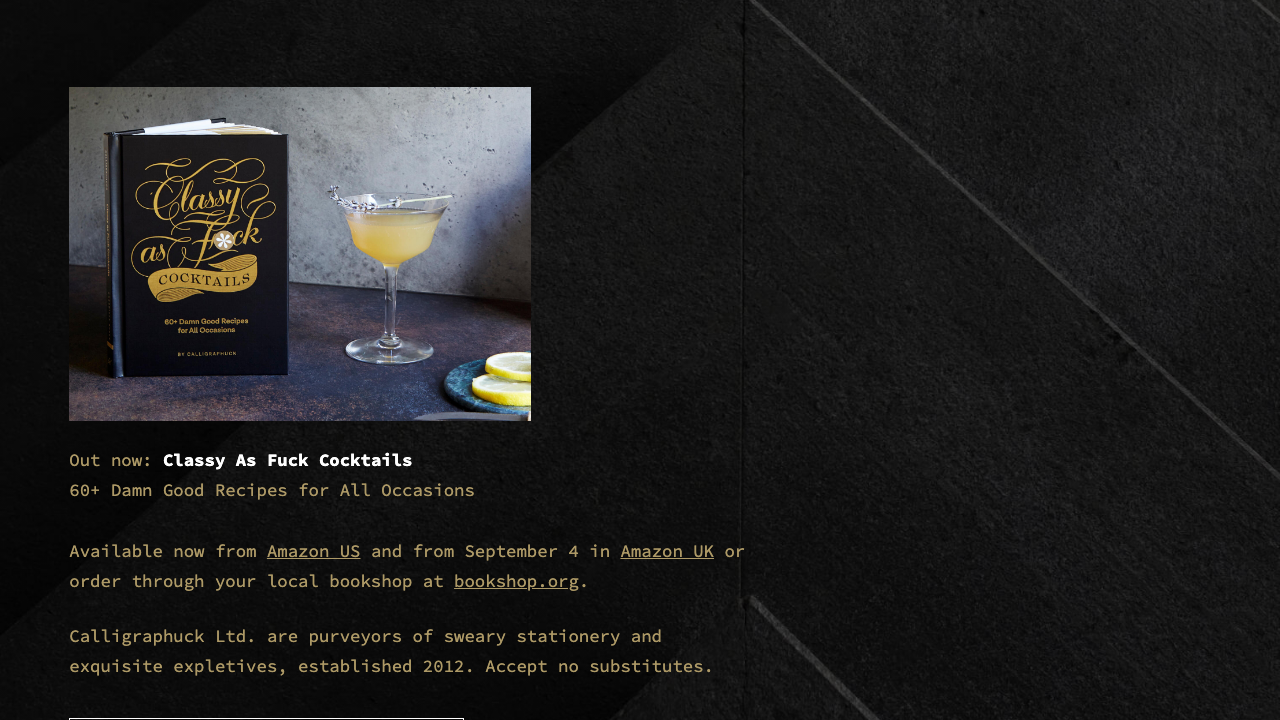 CALLIGRAPHUCK LTD. website preview