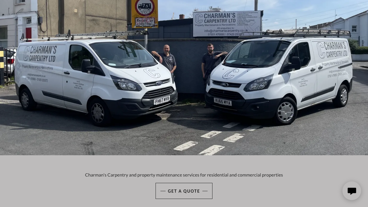CHARMANS CARPENTRY LTD website preview