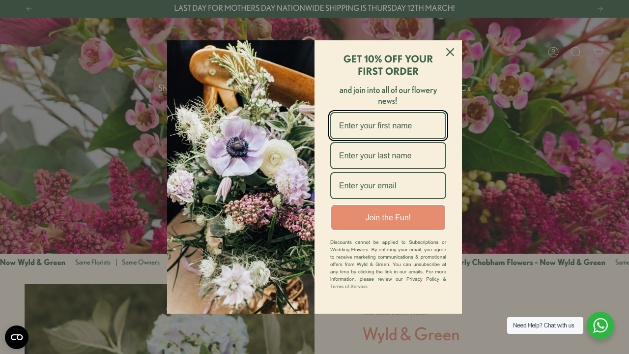 CHOBHAM FLOWERS LIMITED website preview