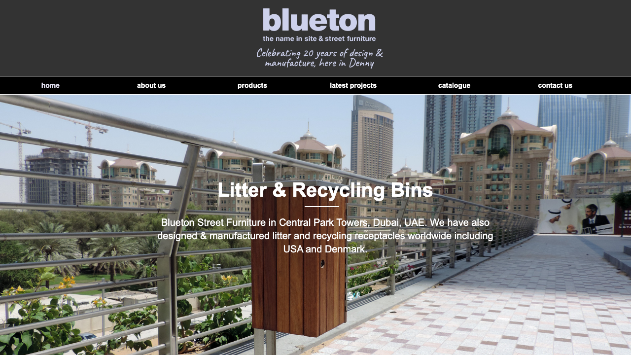 BLUETON DESIGN STUDIO LIMITED website preview