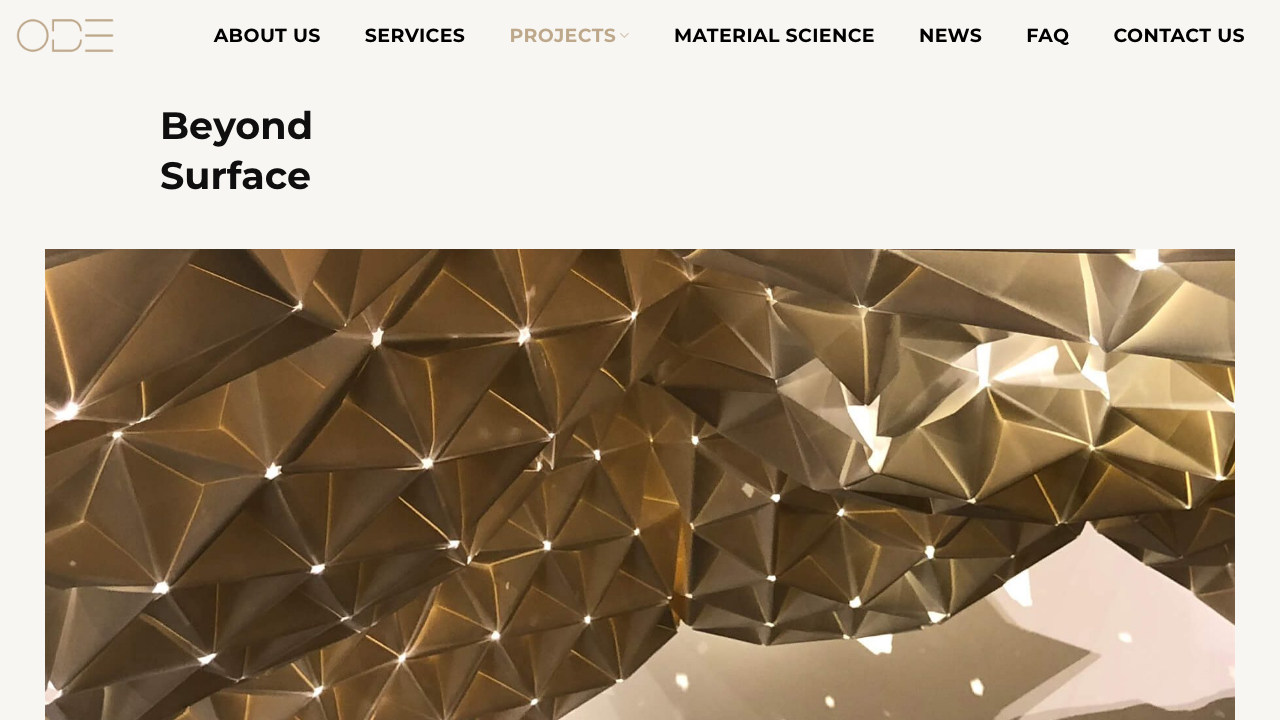 BEYOND SURFACE LIMITED website preview