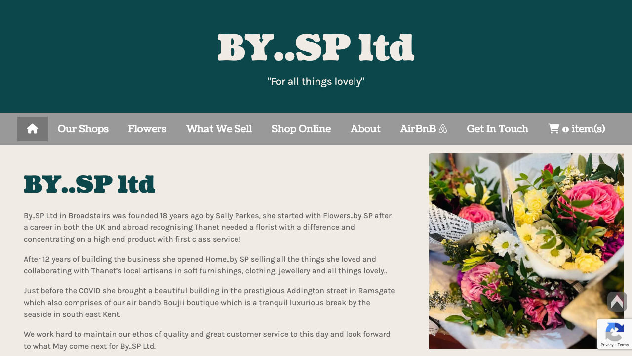 BY...SP LTD website preview