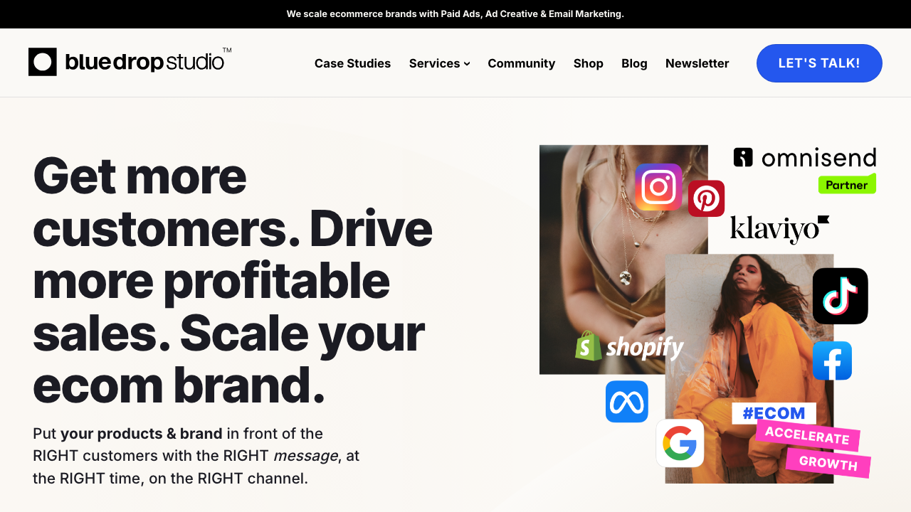 BLUE DROP STUDIO LIMITED website preview