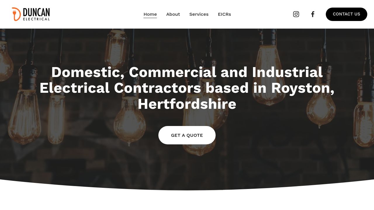 DUNCAN ELECTRICAL LIMITED website preview
