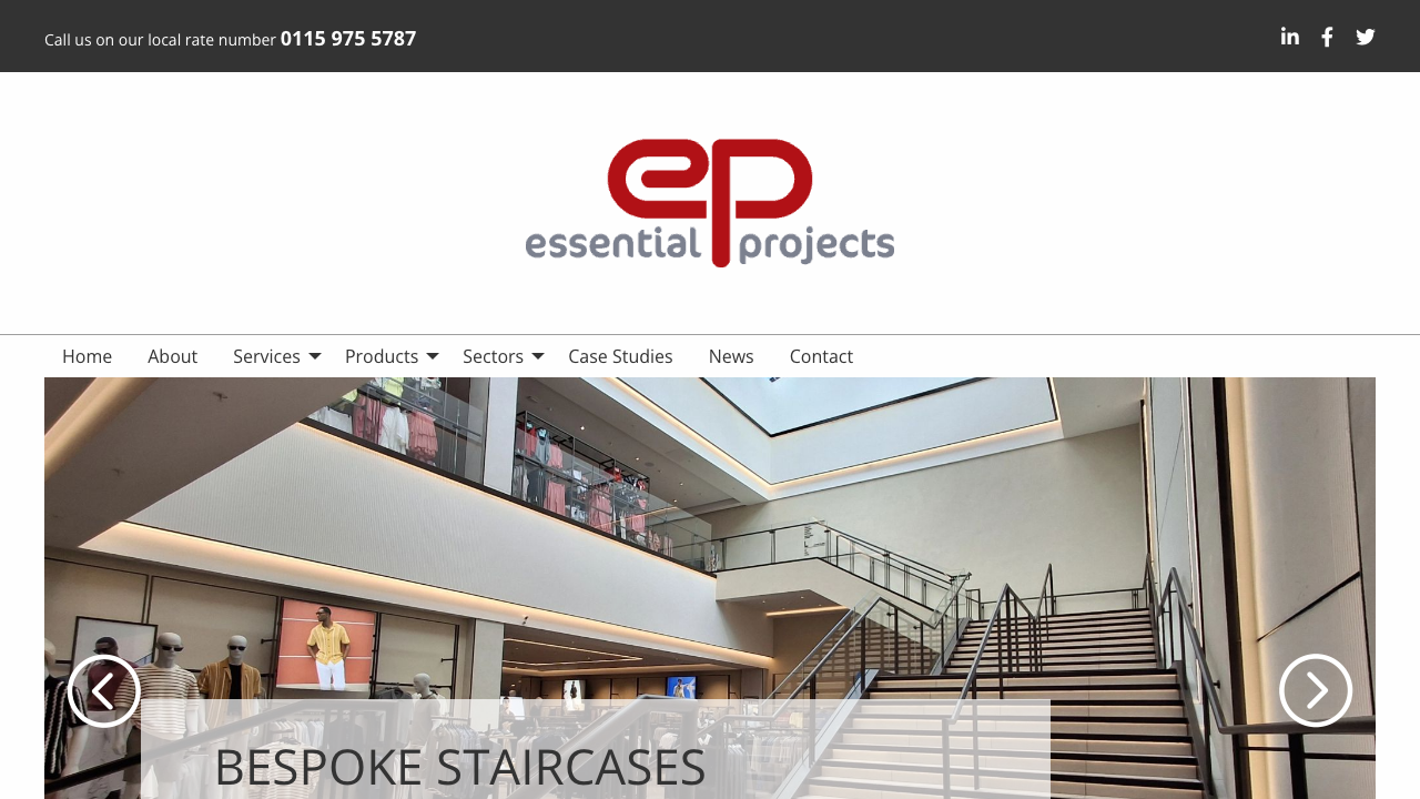 ESSENTIAL PROJECTS LIMITED website preview