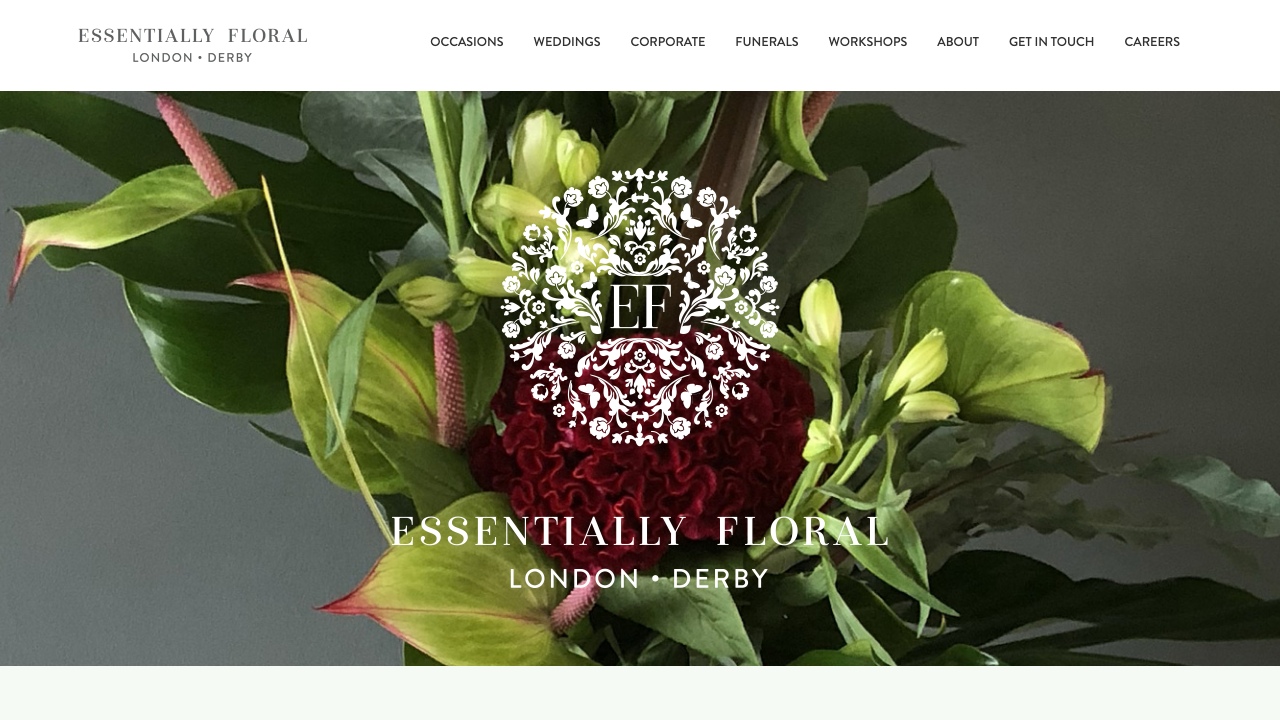 ESSENTIALLY FLORAL LIMITED website preview