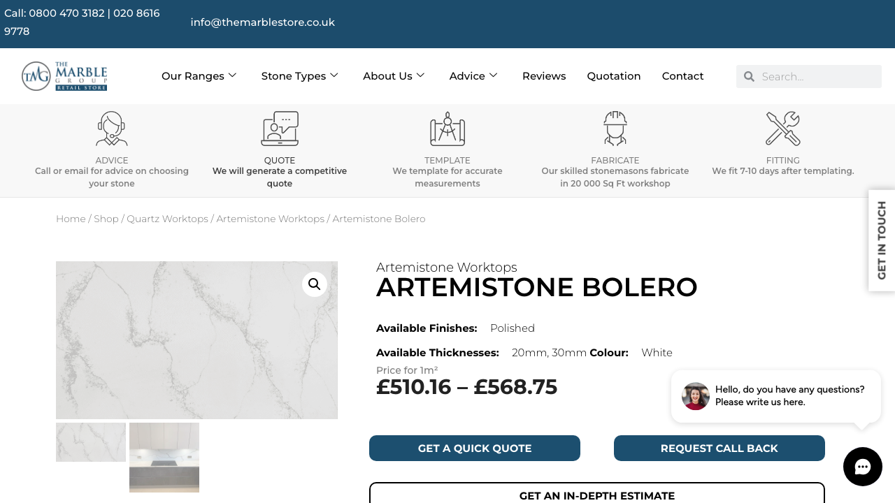 BOKERO STONE LTD website preview