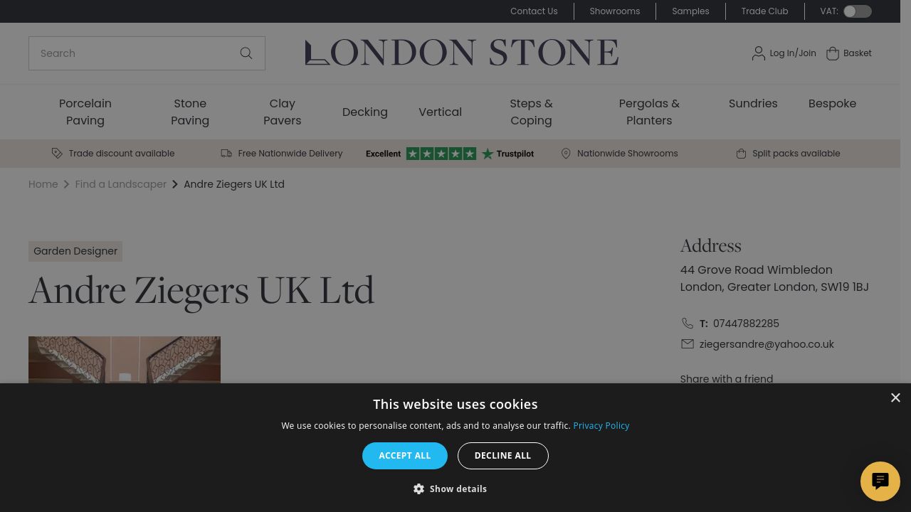 ANDRE ZIEGERS TILING LIMITED website preview