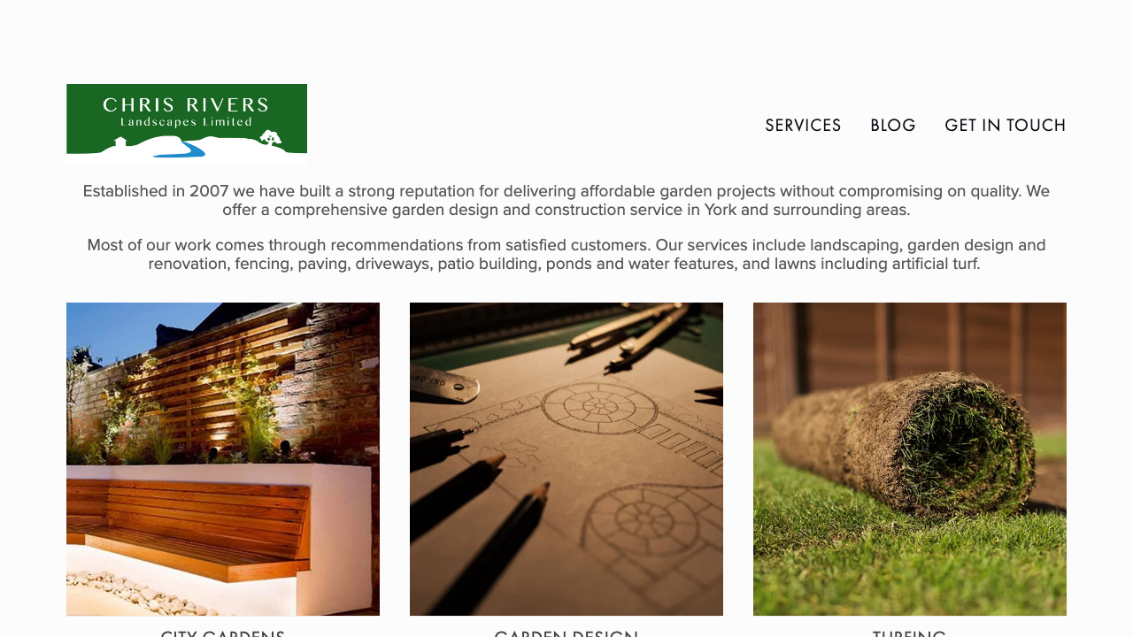 C&R LANDSCAPES LIMITED website preview