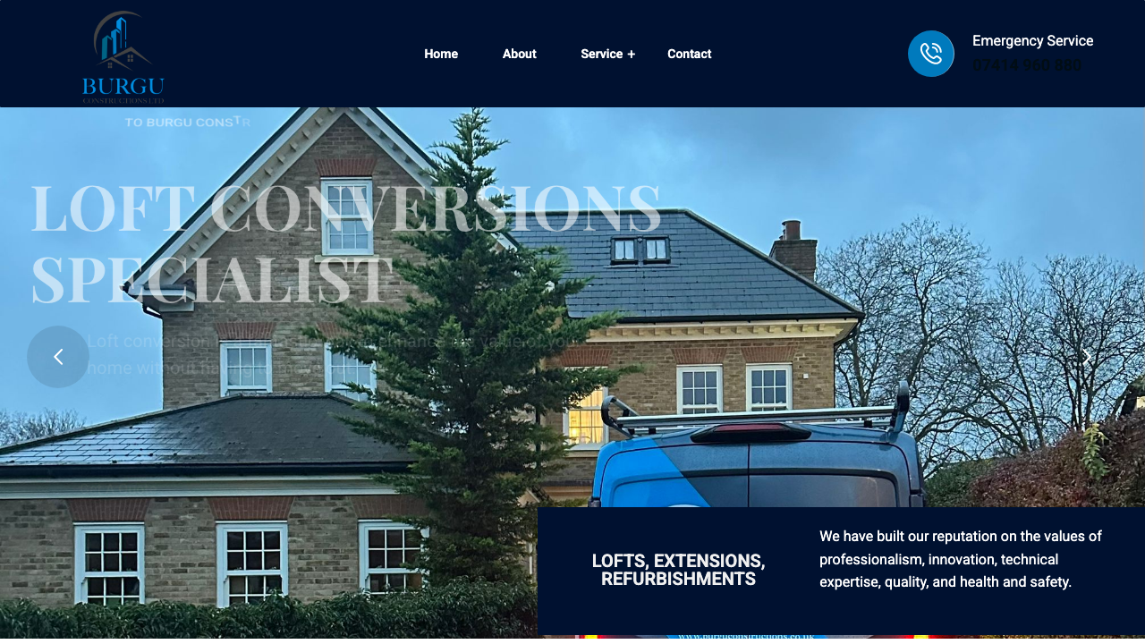 BURGE CONSTRUCTIONS LIMITED website preview