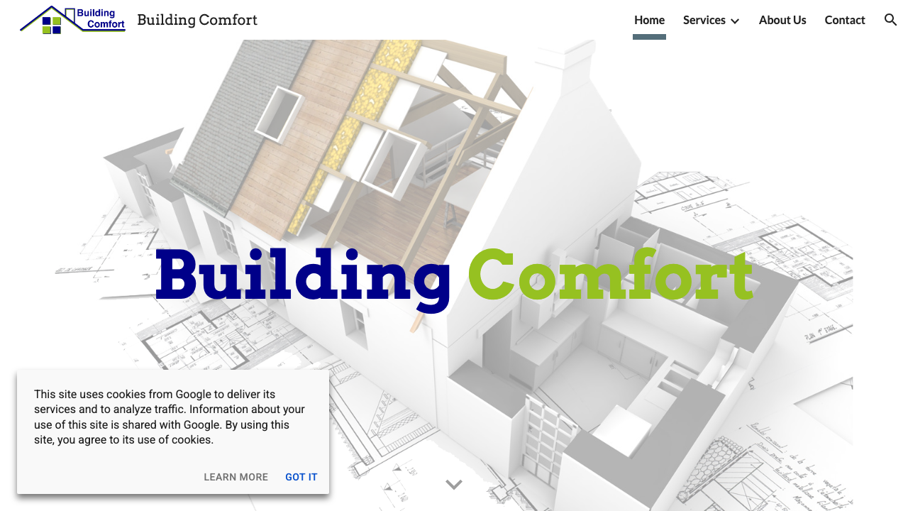 BUILDING COMFORT LTD website preview