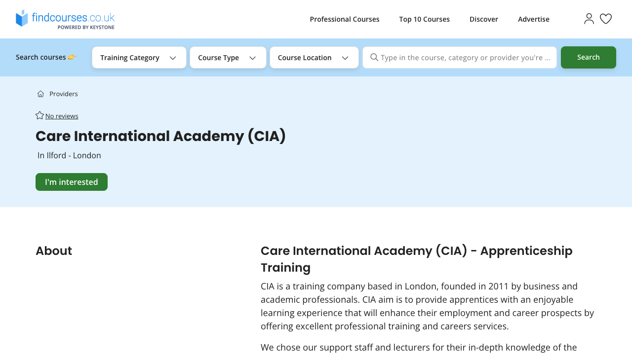 CIA LONDON LIMITED website preview