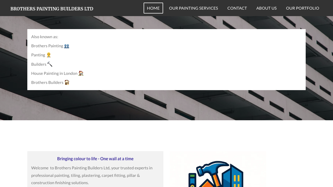 BROTHERS PAINT LIMITED website preview