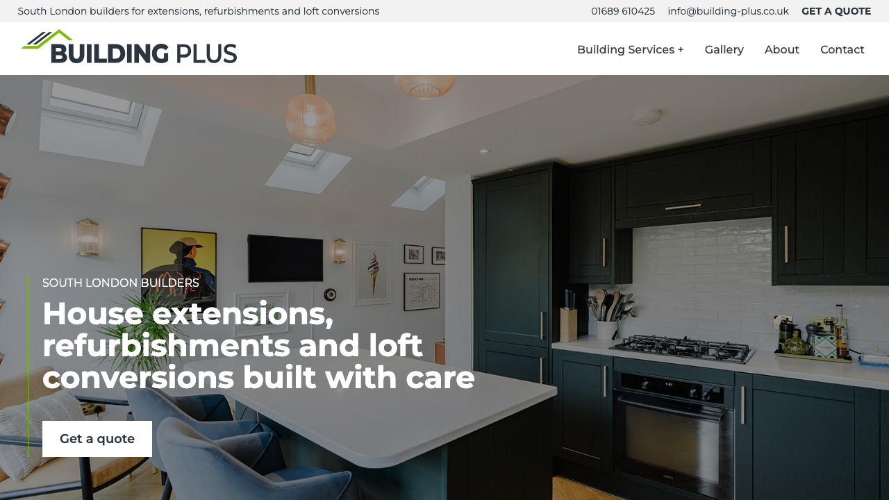 BUILDING PLUS COMPANY LONDON LTD website preview