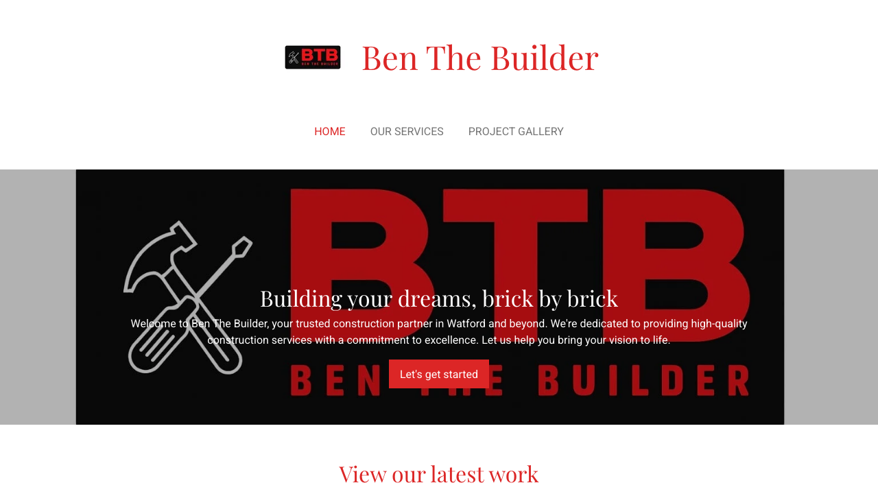 BEN THE BUILDER LTD website preview