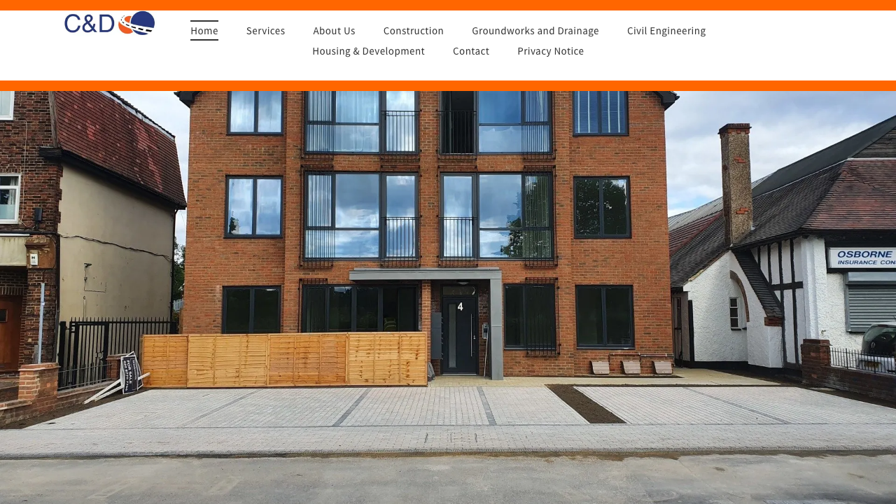 C&D CONSTRUCT LTD website preview