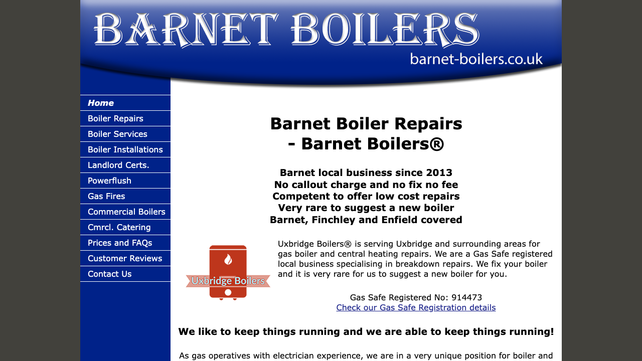 BOILERS CORRECT LIMITED website preview