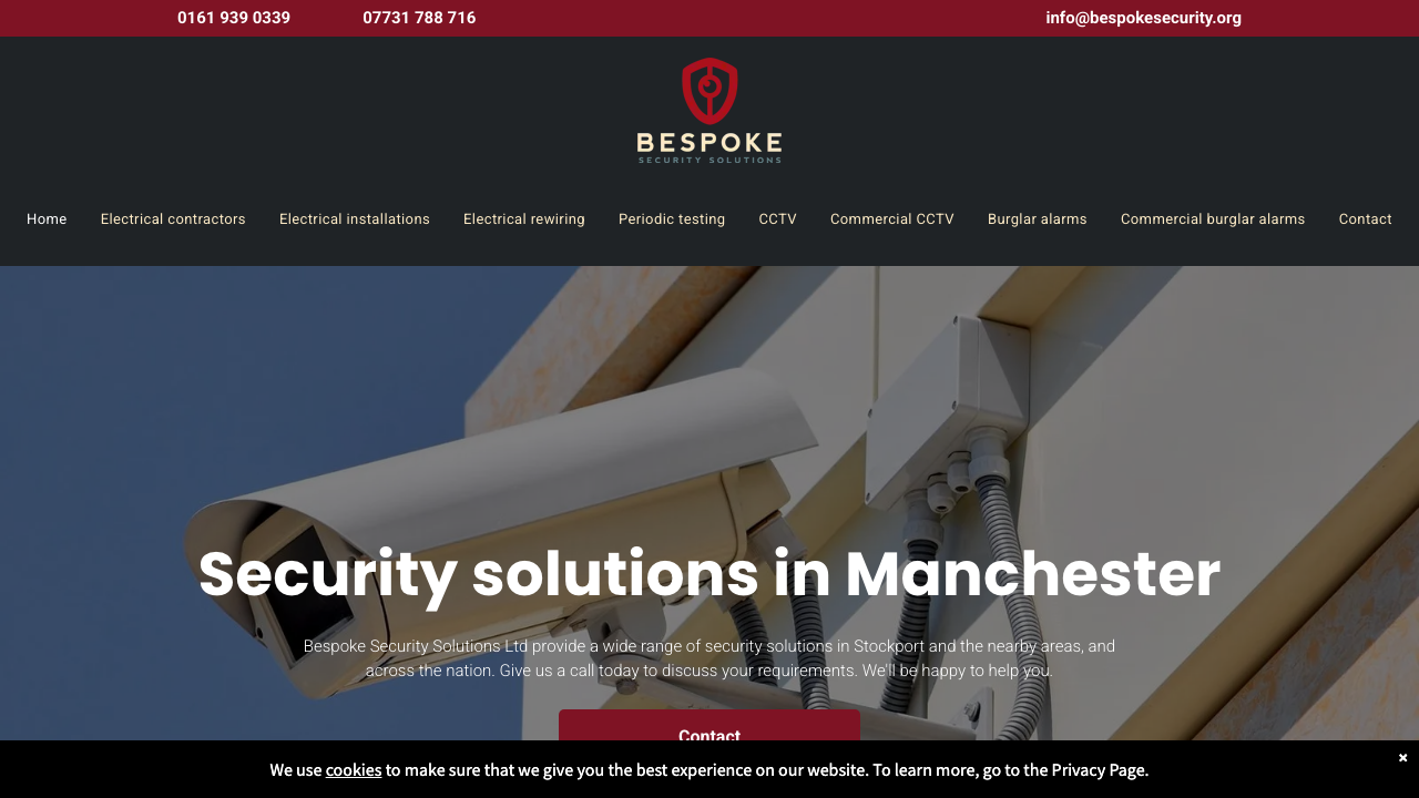 BESPOKE AUTOMATION & ELECTRICAL LTD website preview