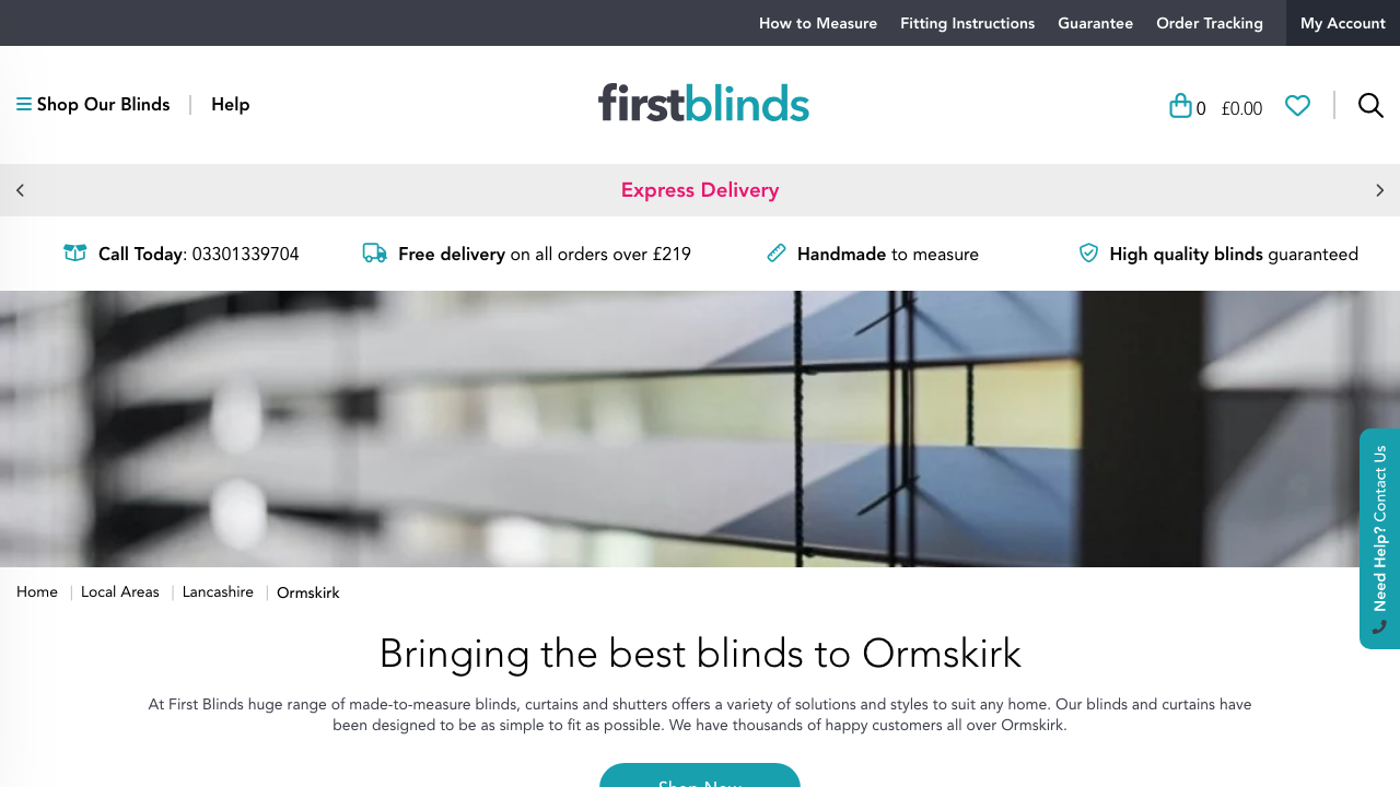 BESPOKE BLINDS AND FURNISHINGS LTD website preview