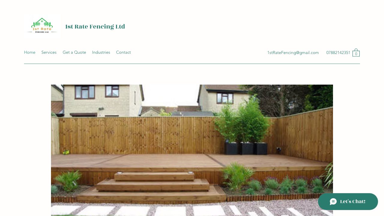 1ST RATE FENCING LTD website preview