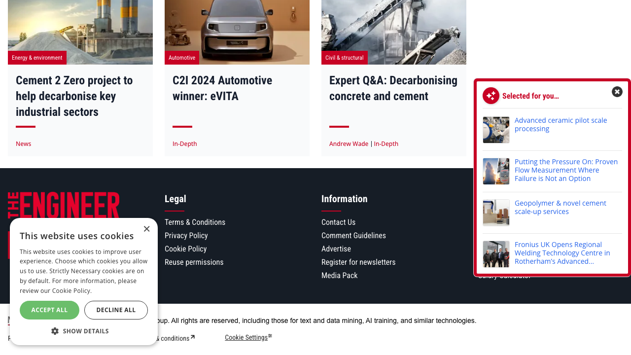 CEMENT2.0 LTD website preview
