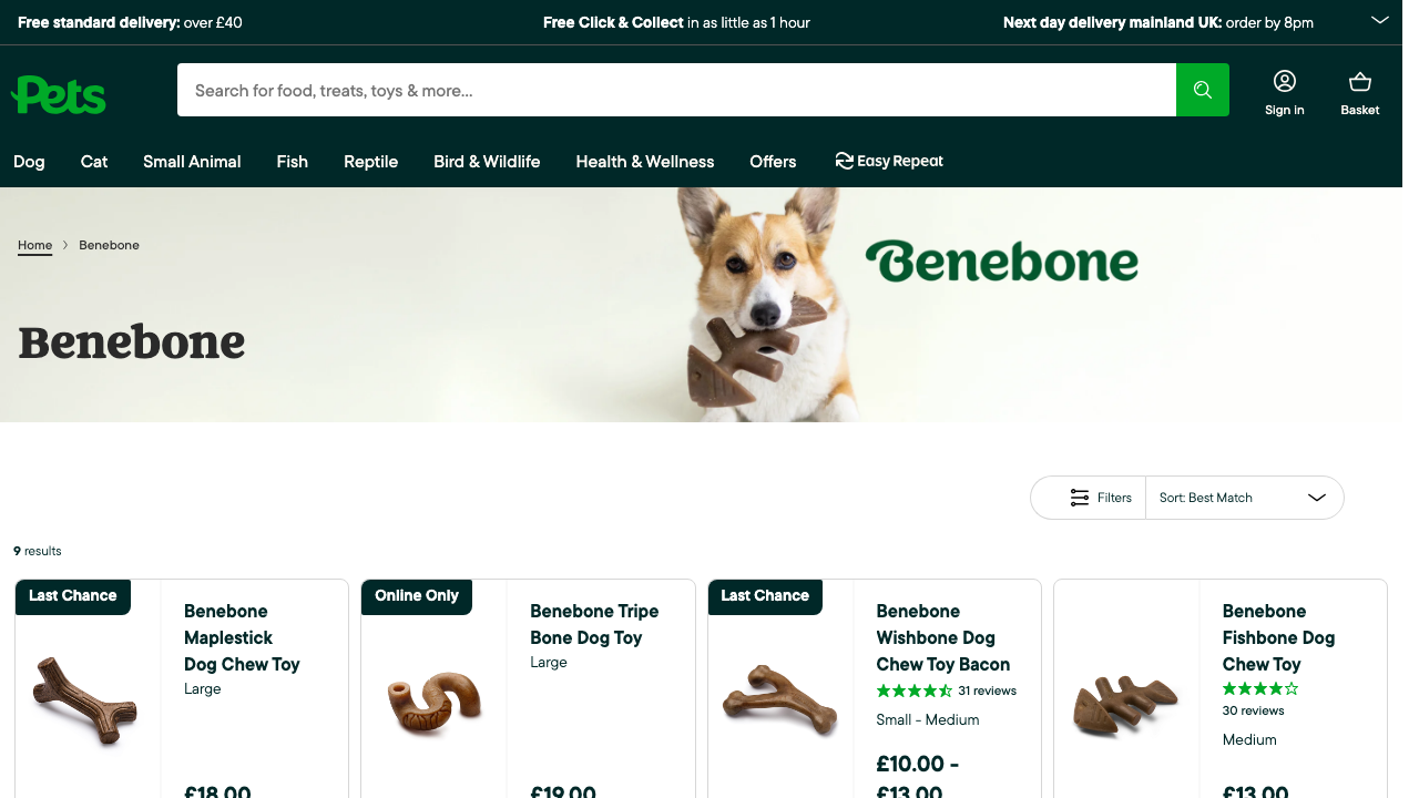 BENEBONE LTD website preview