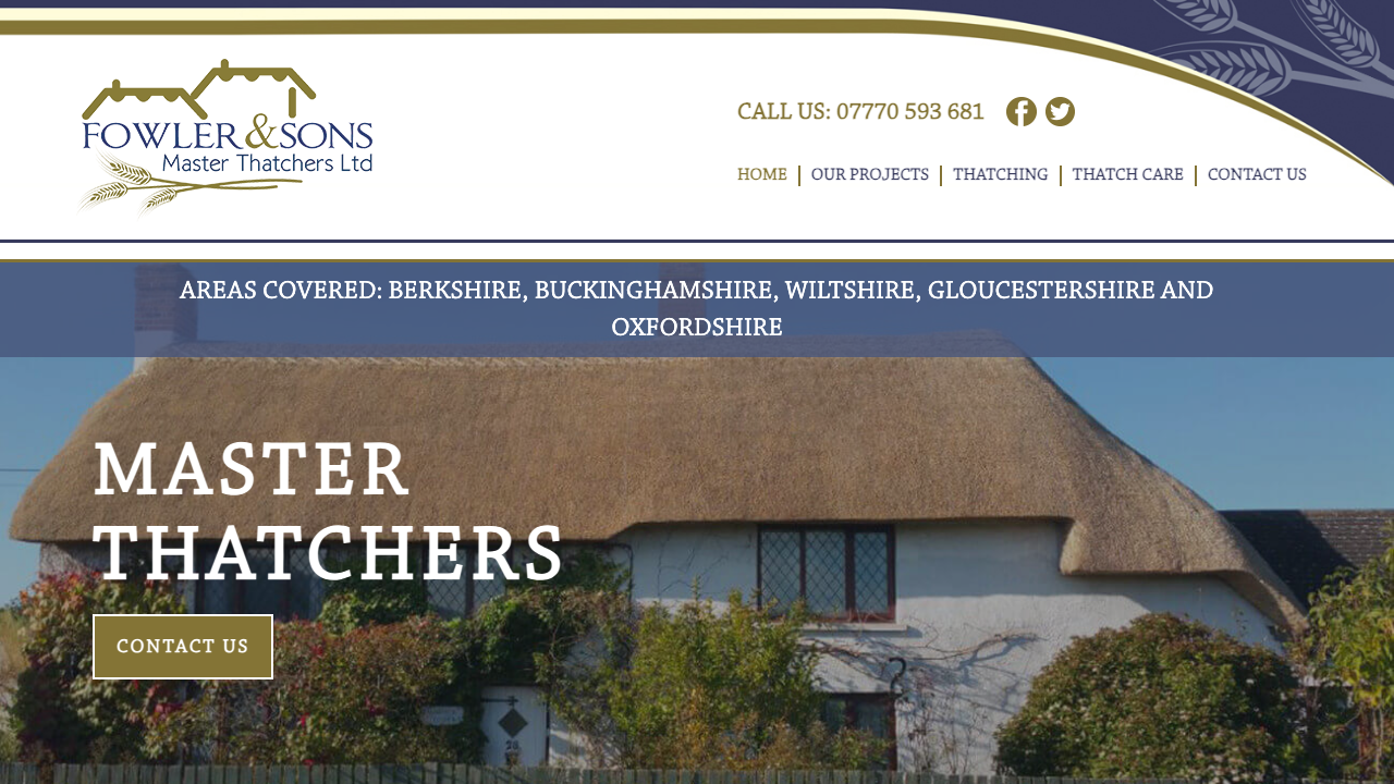 FOWLER & SONS (MASTER THATCHERS) LIMITED website preview