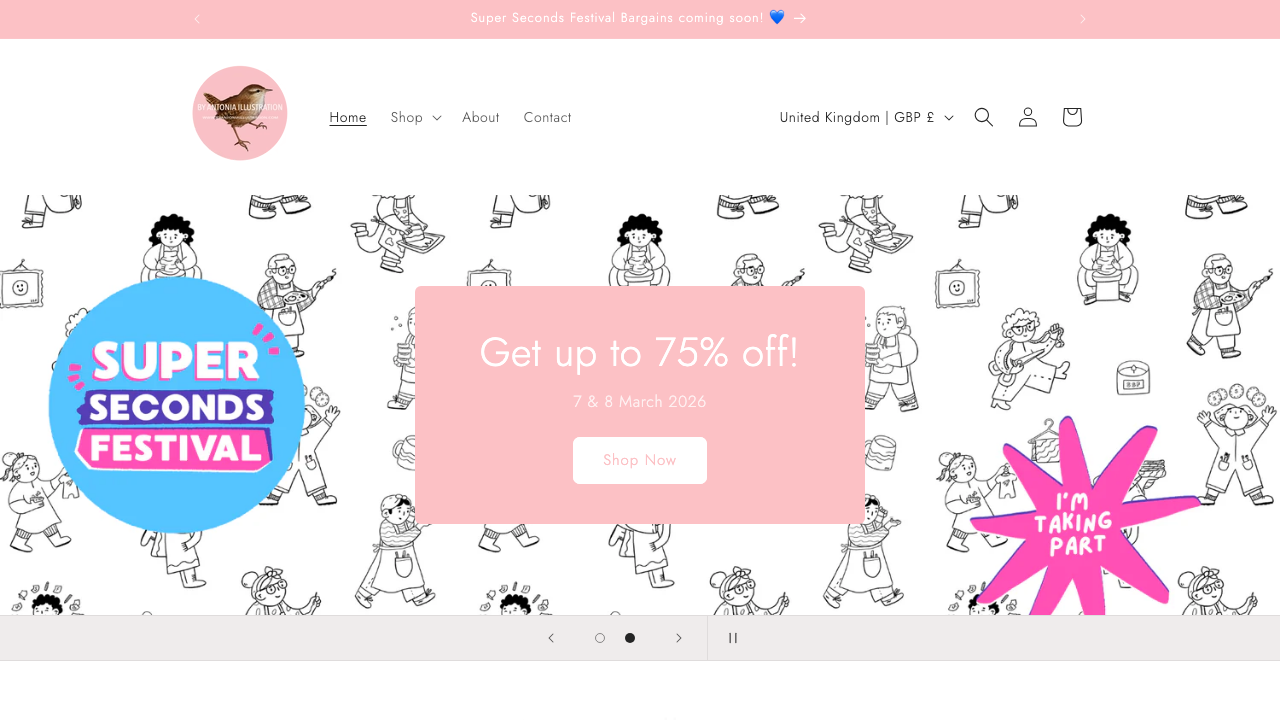 BY ANTONIA ILLUSTRATION LTD website preview