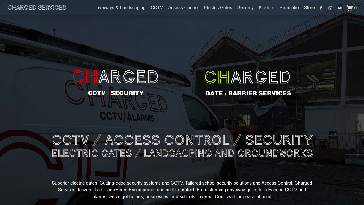 CHARGED SERVICES LTD website preview