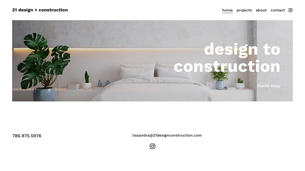 21 DESIGN CONSTRUCTION LIMITED website preview