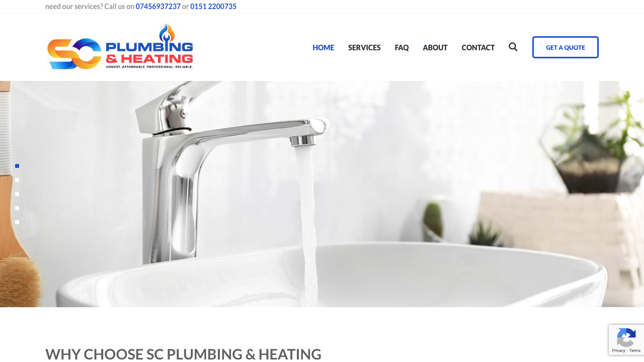 C&C DEVELOPMENTS PLUMBING & HEATING LIMITED website preview