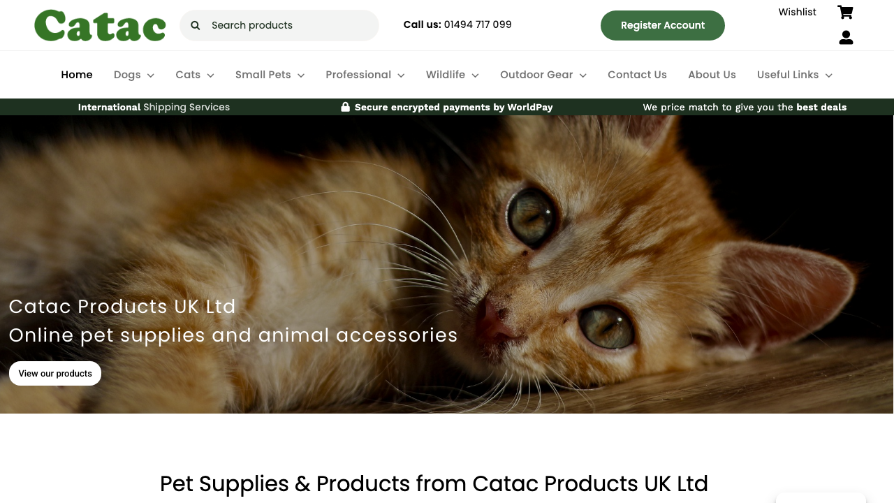 CATAC LIMITED website preview