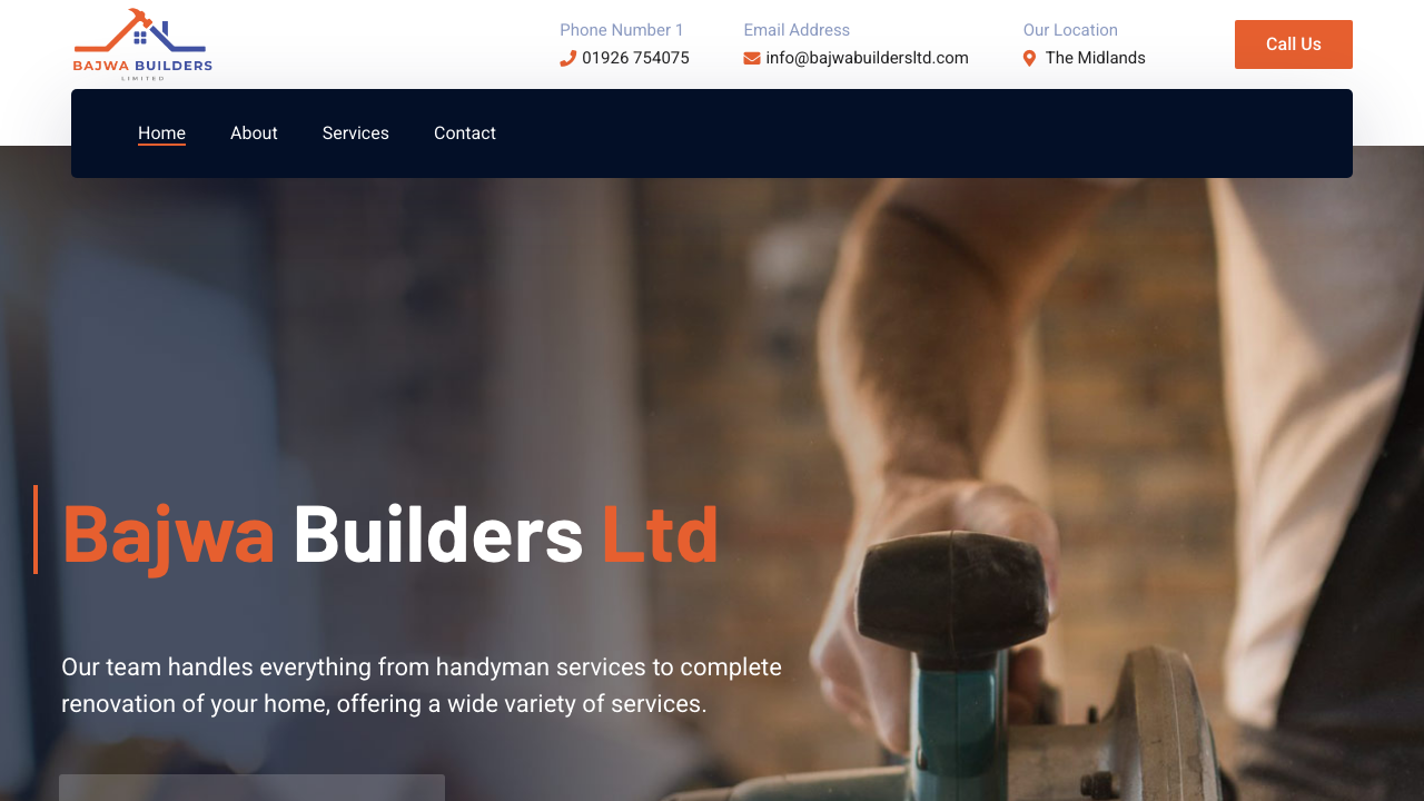 BAJWA ELECTRICAL INSTALLATIONS LTD website preview