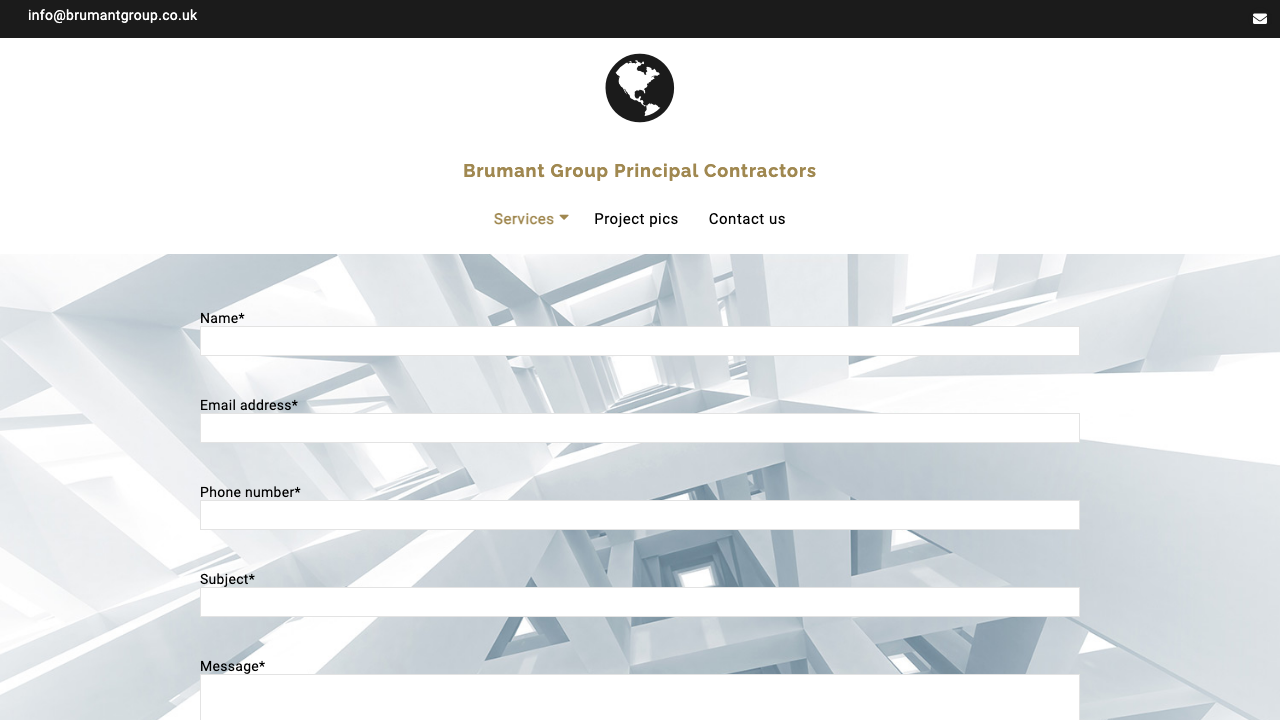 BRUMANT GROUP LTD website preview