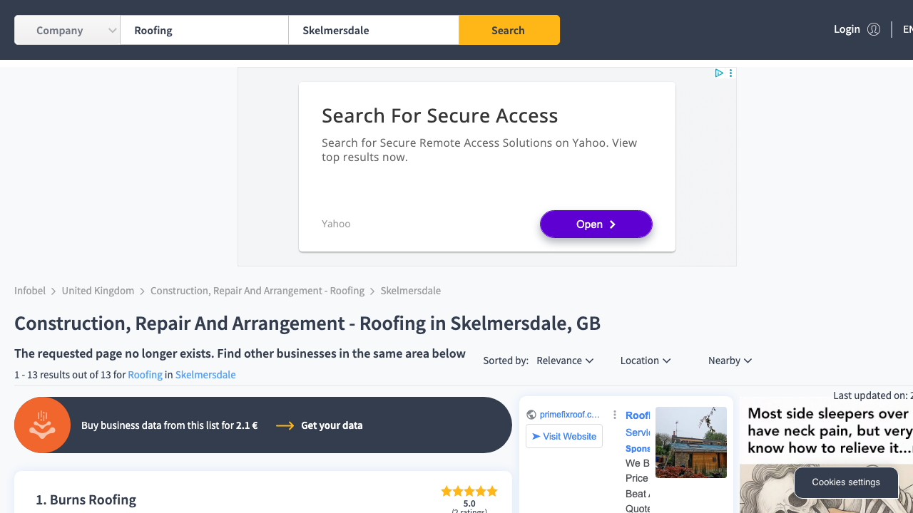 CJD ROOFING LIMITED website preview