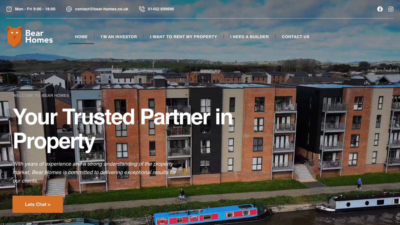BEAR DEVELOPMENT GROUP LTD website preview